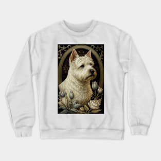 West Highland White Terrier - Art Nouveau Style Crewneck Sweatshirt